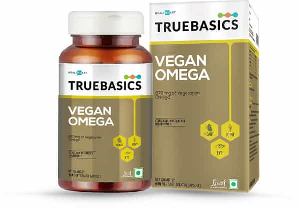 Truebasics Vegan Omega - 90 Vegetarian Softgels
