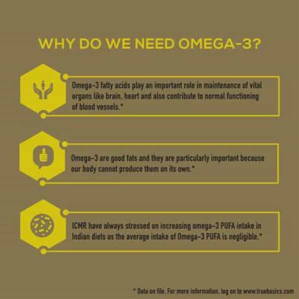Truebasics Vegan Omega - 90 Vegetarian Softgels