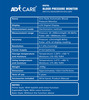 Adicare Automatic And Advance Feature Digital Blood Pressure Monitor