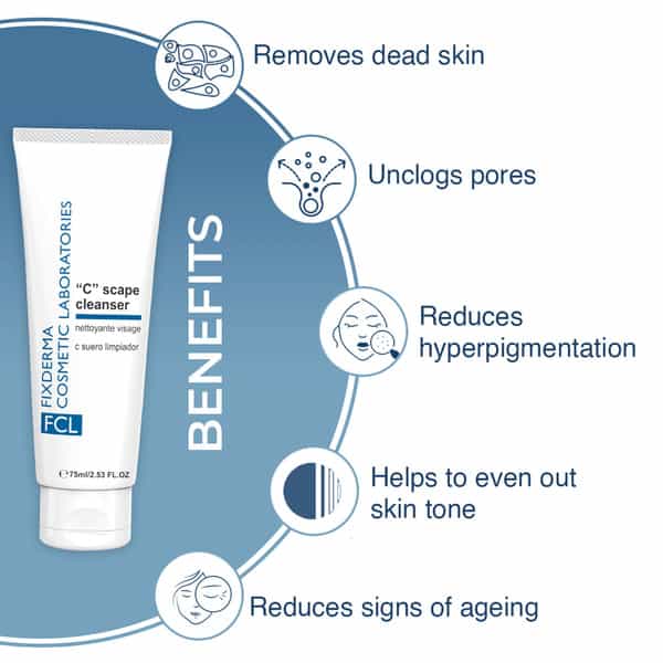Fcl C Scape Cleanser For Gentle Exfoliation And A Brightening Face Wash For Unevenly Pigmented Skin