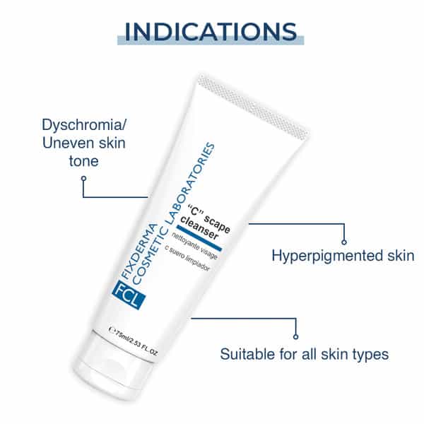 Fcl C Scape Cleanser For Gentle Exfoliation And A Brightening Face Wash For Unevenly Pigmented Skin