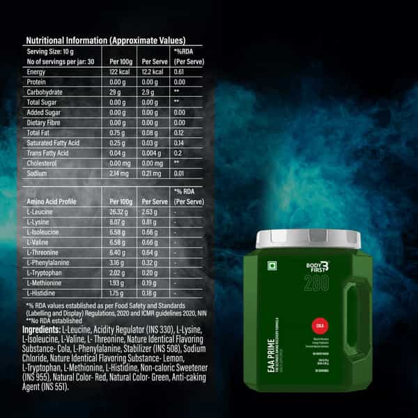 Bodyfirst Essential Amino Acid Prime 30 Servings Cola