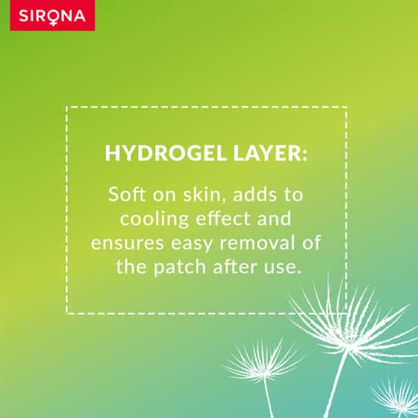Sirona Teens Period Pain Relief Patches With Hydrogel Properties - 5 Patches