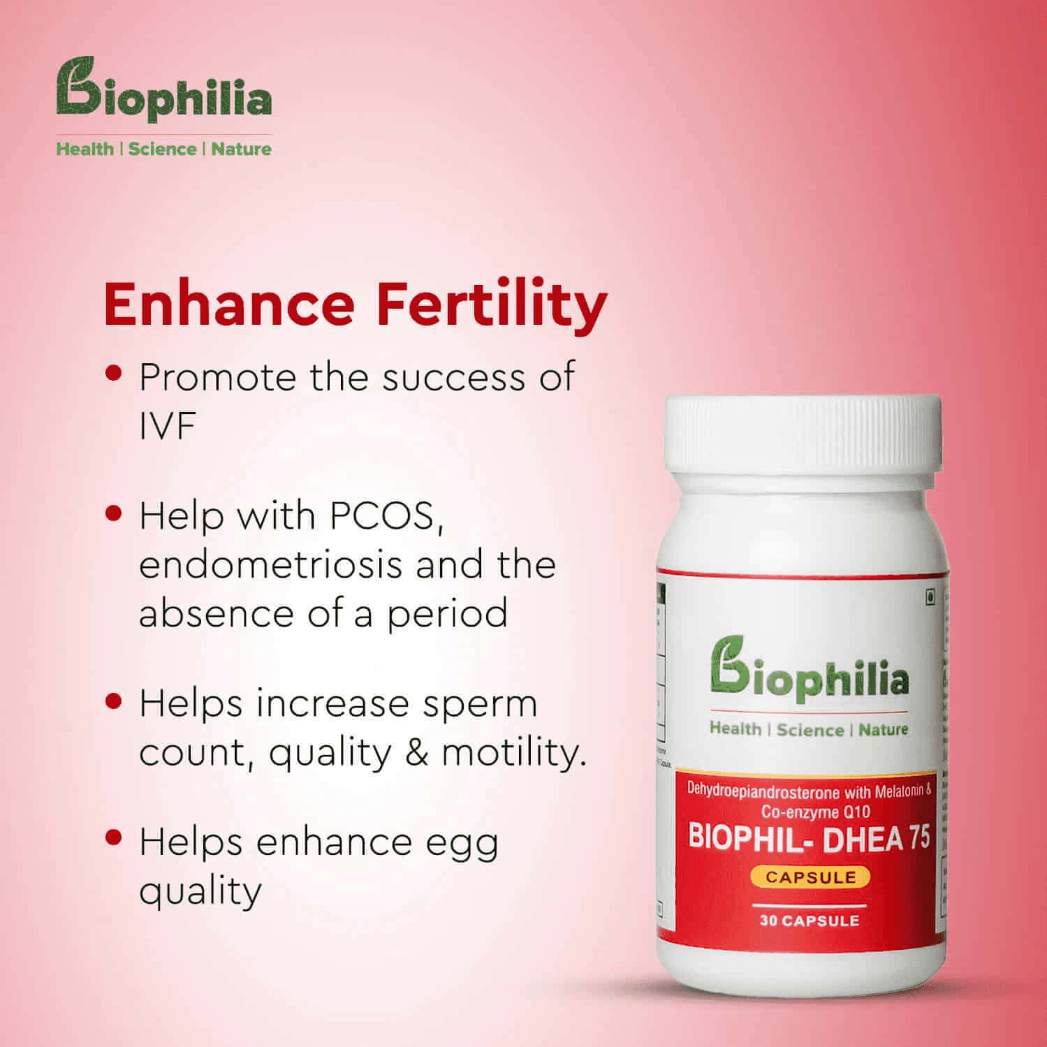 Buy BIOPHIL DHEA 75 CAP 30 PACK Online & Get Upto 60 OFF at PharmEasy