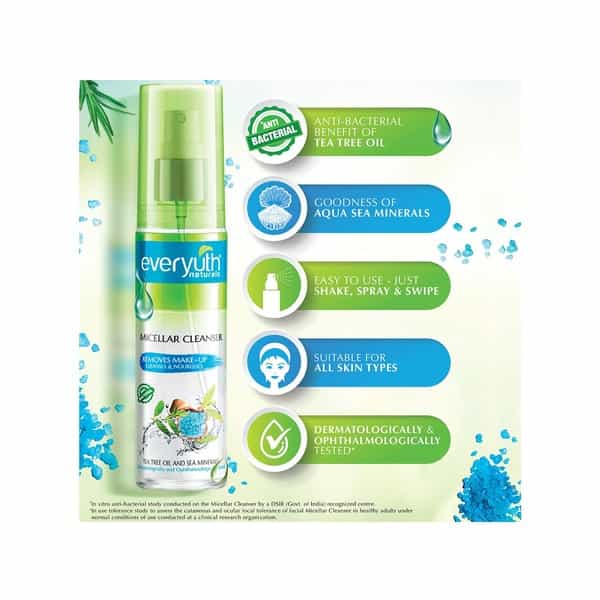Everyuth Naturals Micellar Cleanser Bottle Of 100 Ml