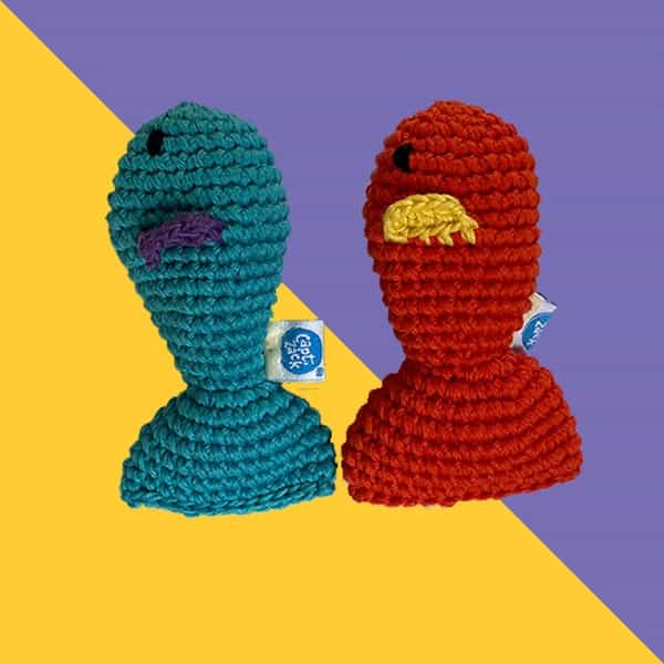 Captain Zack Crochet Fish Cat Toy