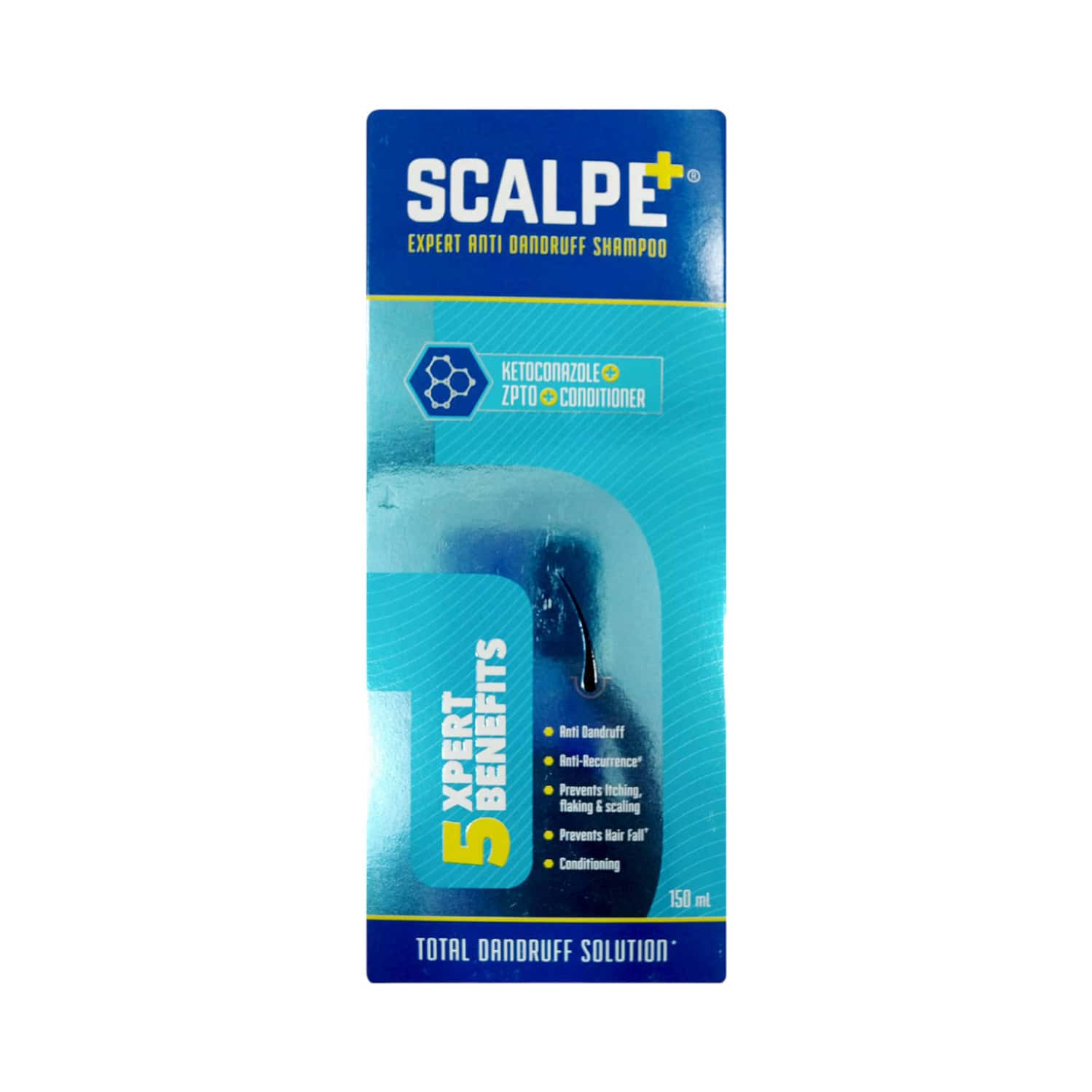 Scalpe Plus Expert Anti-Dandruff Shampoo With Ketoconazole | 150ml