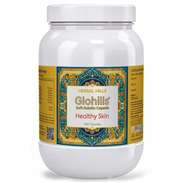Herbal Hills Glohills - Value Pack 900 Capsule (Pack Of 4)Healthy Skin Glow For All