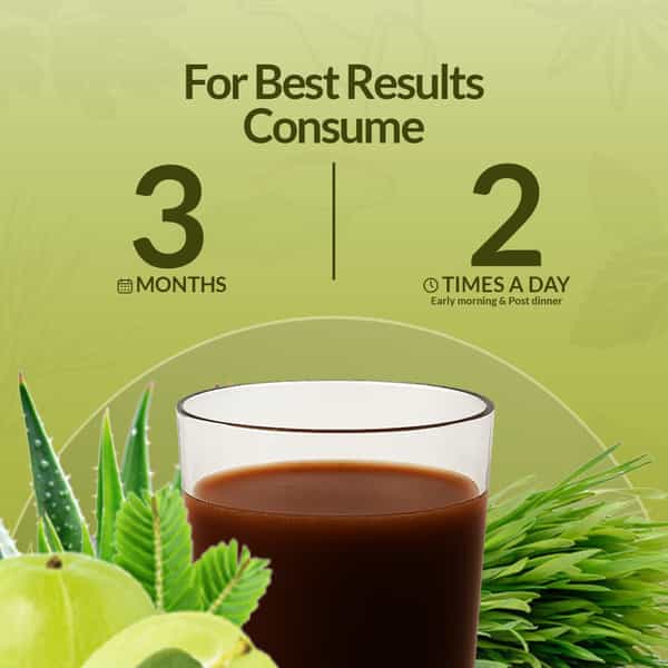 Krishna's Amla Aloe Vera Wheat-Grass | Haldi & Tulsi Juice - 1 Litre
