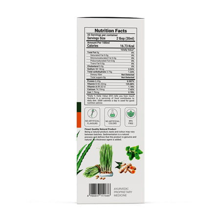 Krishna'S Amla Aloe Vera Wheat-Grass | Haldi & Tulsi Juice - 1 Litre