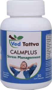 Ved Tattva Calm Plus 30 Capsules Ayurvedic Herbal Formulation For Stress Management Stress Relief