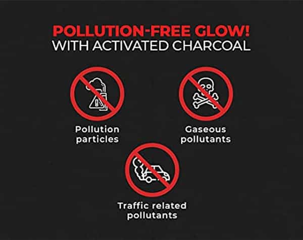 Beardo Activated Charcoal Anti-Pollution Facewash - 100 Ml (Pack Of 2)