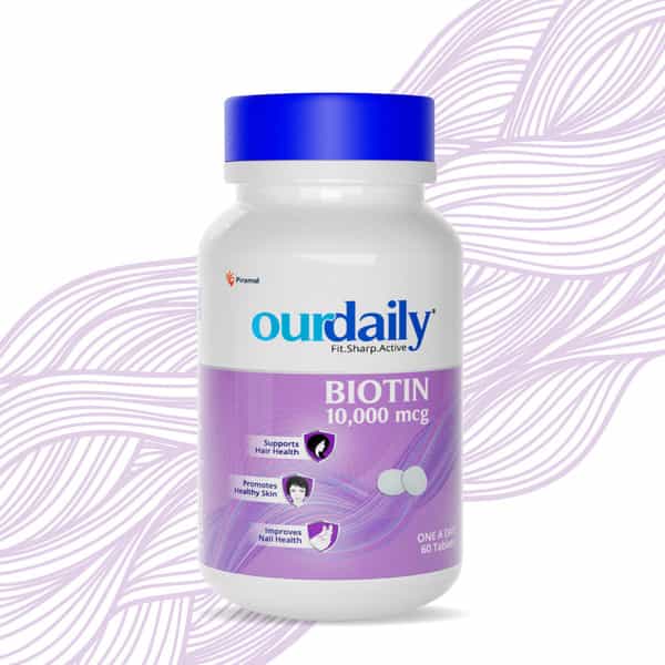 Ourdaily Biotin 60 Tablets