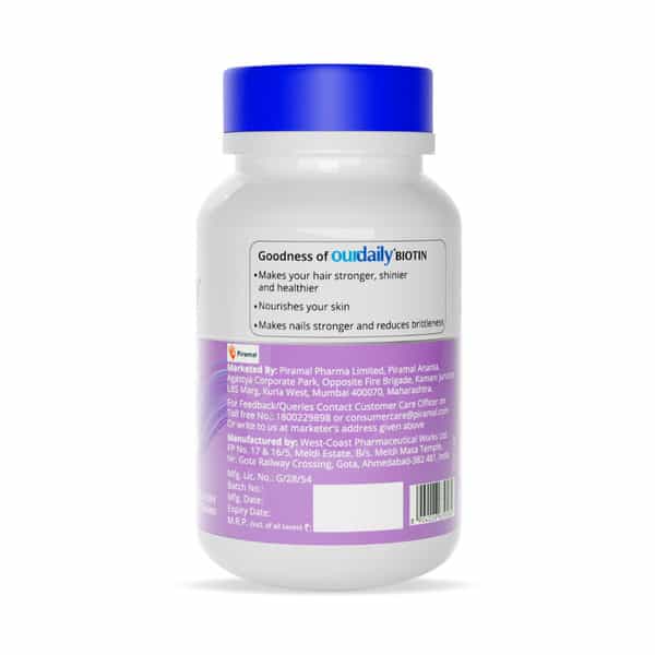 Ourdaily Biotin 60 Tablets
