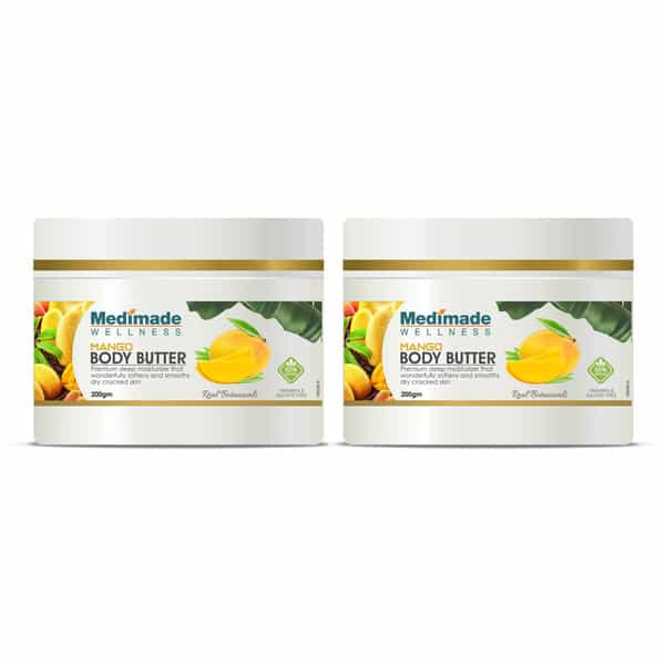 Medimade Mango Body Butter - 200 Ml X 2 ( Pack Of 2 )