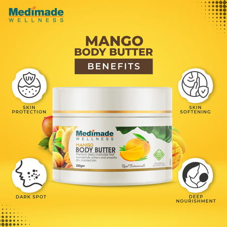 Medimade Mango Body Butter - 200 Ml X 2 ( Pack Of 2 )
