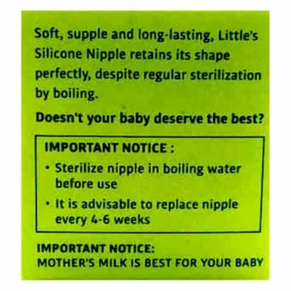 Little's Big Hug Silicon Nipple 6M+