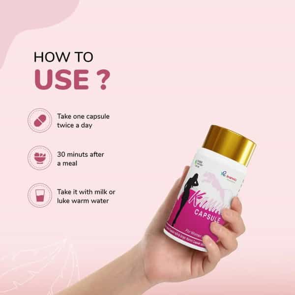 A R Ayurveda Kamini Wellness Capsules For Female - 30 Capsules
