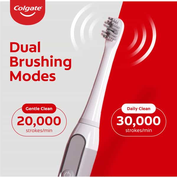 Colgate Proclinical 500R Sensitive Rechargeable Sonic Electric Toothbrush With Dual Brushing Modes