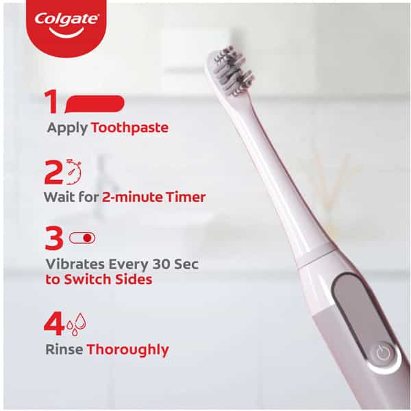 Colgate Proclinical 500R Sensitive Rechargeable Sonic Electric Toothbrush With Dual Brushing Modes