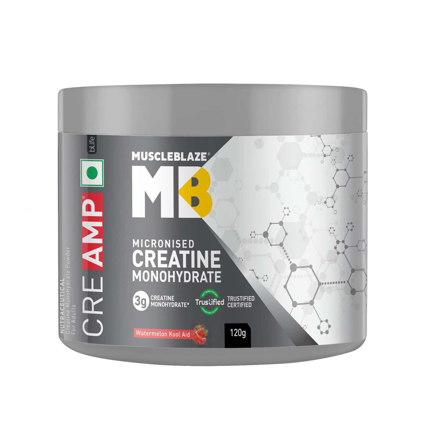 Muscleblaze Creatine Monohydrate Creamp (watermelon Kool Aid | 22 Servings | 100g)