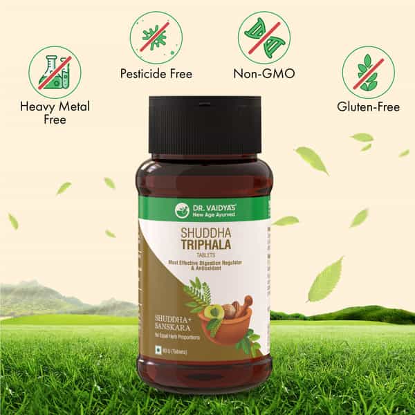 Dr. Vaidya's Shuddha Triphala Tablet 60S P3