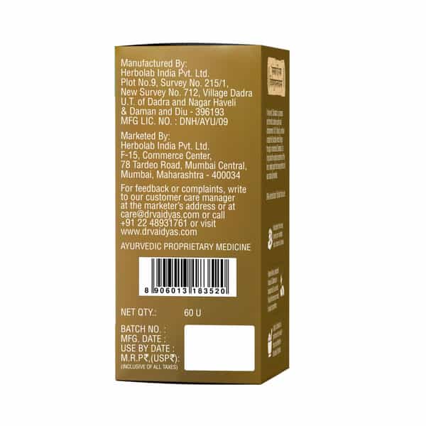 Dr. Vaidya's Shuddha Triphala Tablet 60S P3