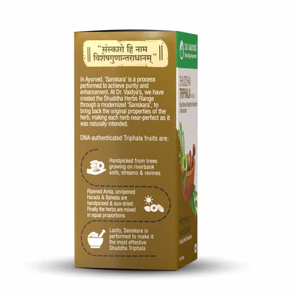 Dr. Vaidya's Shuddha Triphala Tablet 60S P3