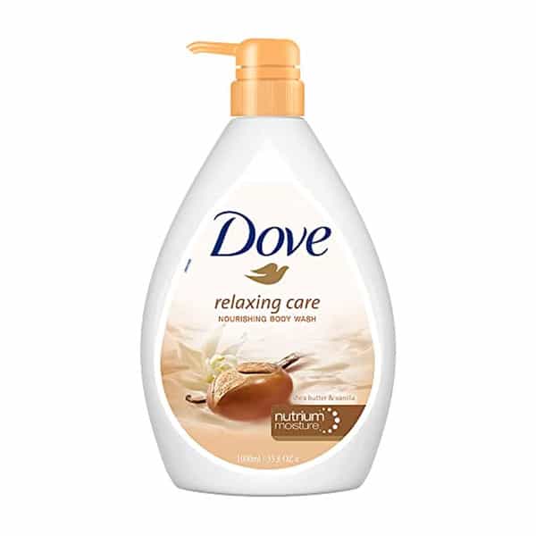 Dove Relaxing Shea Butter Body Wash With Vanilla For Soft Skin | Soothing Scent | 1L