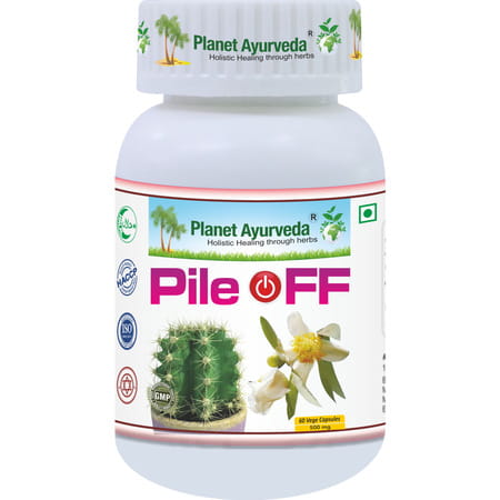 Planet Ayurveda Pile Off - 60 Capsules