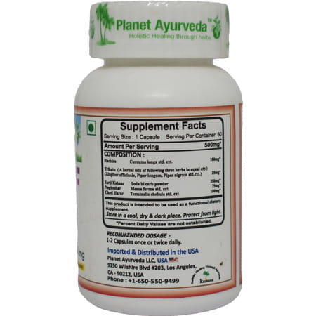 Planet Ayurveda Pile Off - 60 Capsules