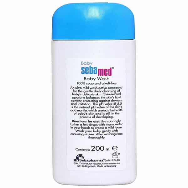 Sebamed Baby Gentle Wash 50Ml|Ph 5.5| With Allantoin| No Tears Formula |Clinically Tested