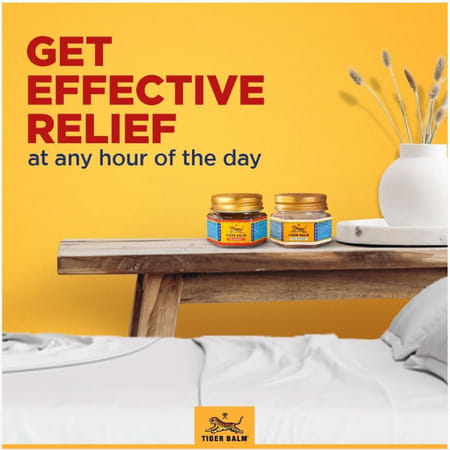 Tiger Balm White Ointment Ayurvedic Pain Relief Balm | 21ml Each | Pack Of 4|