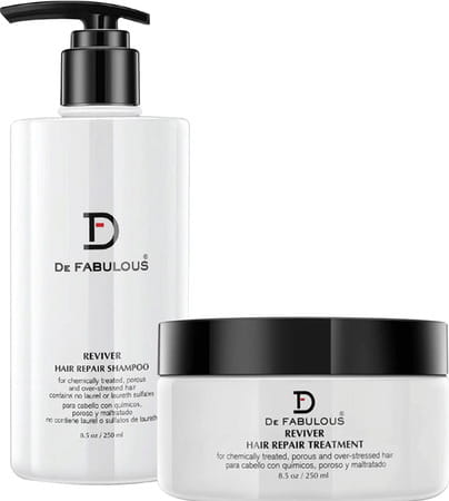 De Faboulus Reviver Hair Repair Shampoo(250ml) & Treatment (250ml) (2 Items In The Set)