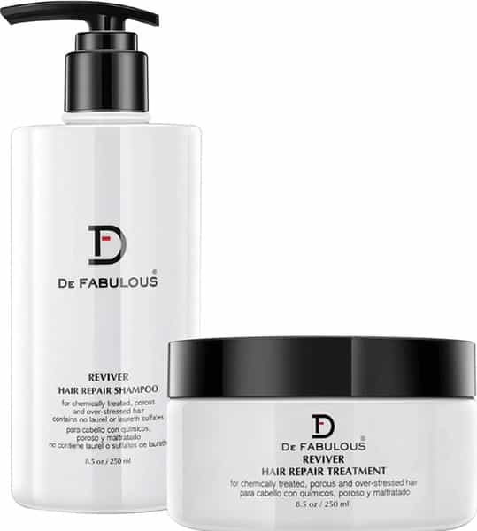 De Faboulus Reviver Hair Repair Shampoo(250Ml) & Treatment (250Ml) (2 Items In The Set)