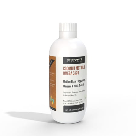 Sharrets Coconut Mct Oil With Omega 3 6 9 - Vegan | Gluten Free