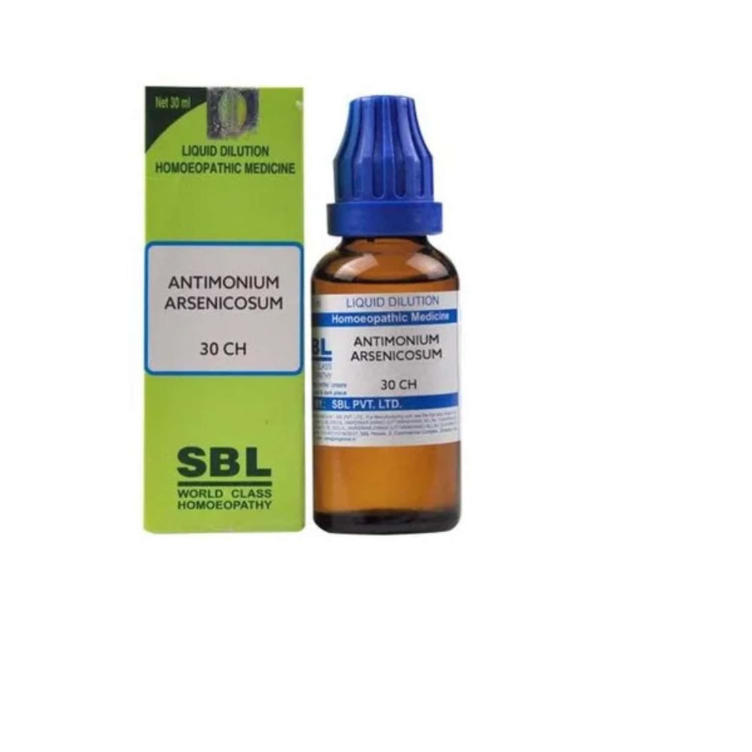 Sbl Antimonium Arsenicosum Dilution 30 Ch 30 Ml Pack Of 2