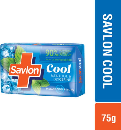 Savlon Cool Menthol Glycerine Soap 75 G