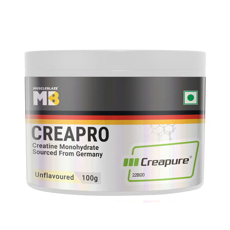 Muscleblaze Creapro Creatine Monohydrate With Creapure (Unflavoured | 33 Servings | 100g)
