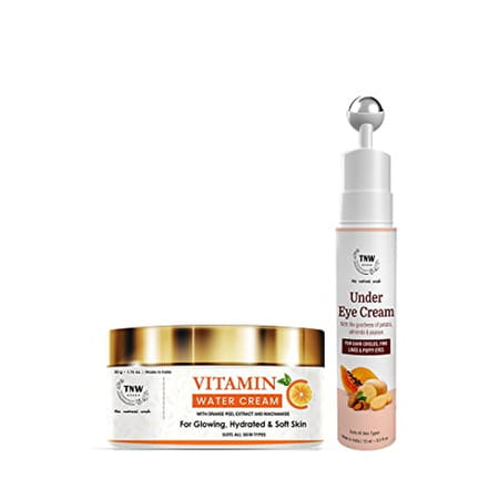 Tnw-The Natural Wash Combo With Vitamin C Water Cream And Under Eye Cream |
