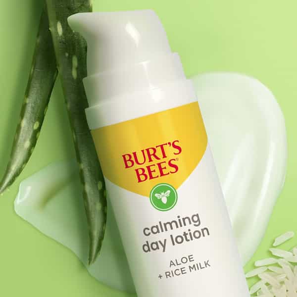 Burt's Bees Calming Day Lotion | Aloe & Rice Milk | 51 G