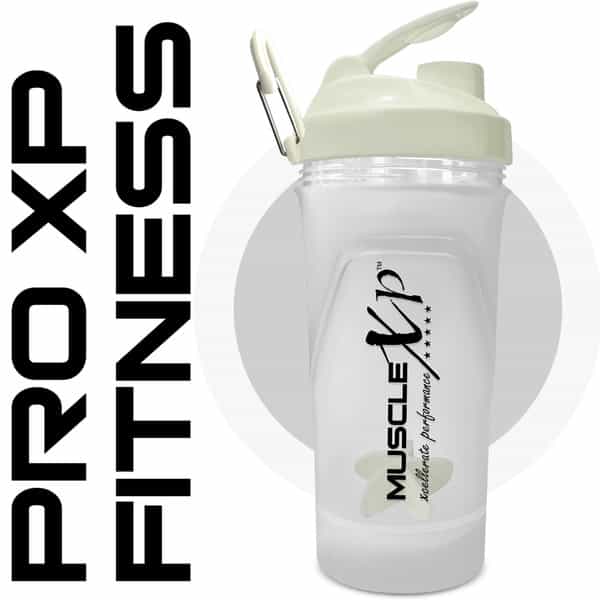 Musclexp Gym Shaker Pro Xp Fitness 700 Ml For Protein Sipper Bottle (White)