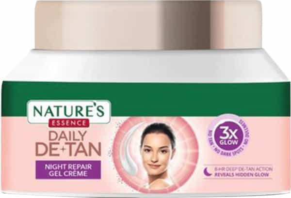Nature's Essence Daily De-Tan Night Repair Gel Crme - 50 Ml