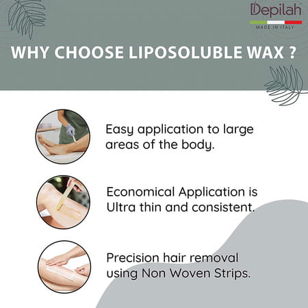 Depilah Zinc Oxide Flavored Wax For Hair Removal All Type Skin- 800ml