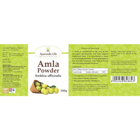 Al Ayurvedic Life Amla Powder 200 Gms