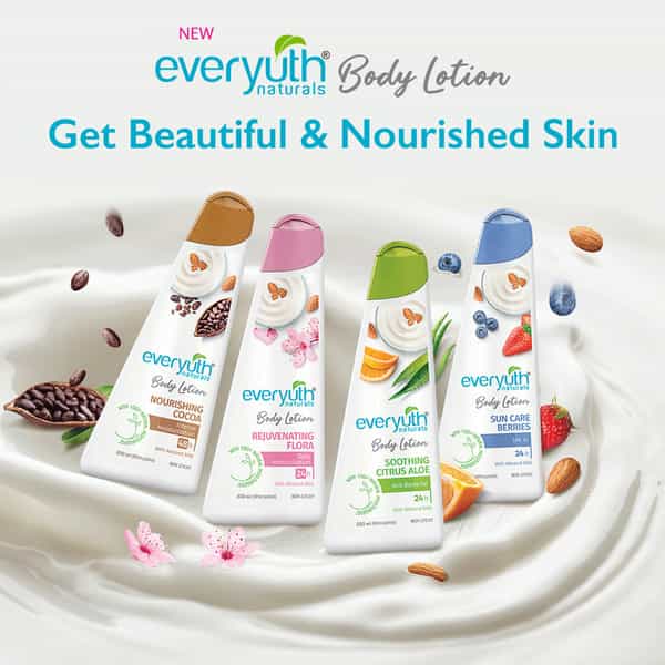 Everyuth Naturals Body Lotion Rejuvenating Flora 200Ml