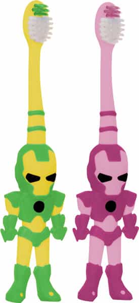 Buddsbuddy Combo Of 6 Robo Kids Tooth Brush Bb3013 6 Pcs Multi Color