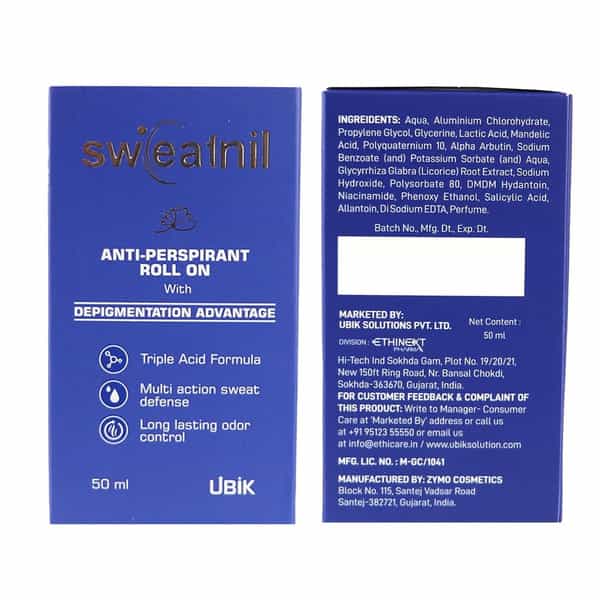Sweatnil Anti Perspirant Rolil On 50Ml