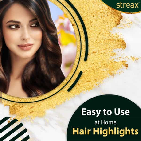Streax Coffee Collection Ultralights Highlighting Kit - Cappuccion Brown (40Gm+40Ml)