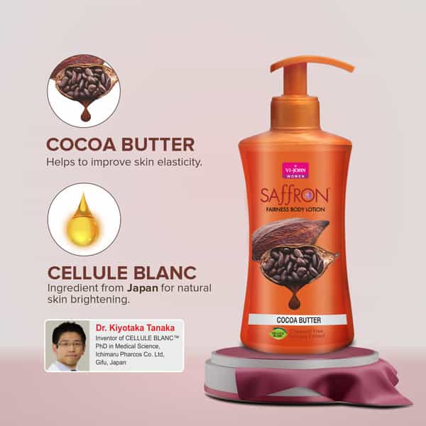 Vi-John Women Fairness Body Lotion | Aloevera, Milk Almond & Cocoa Butter Combo (250Ml Each, 4 Pack)